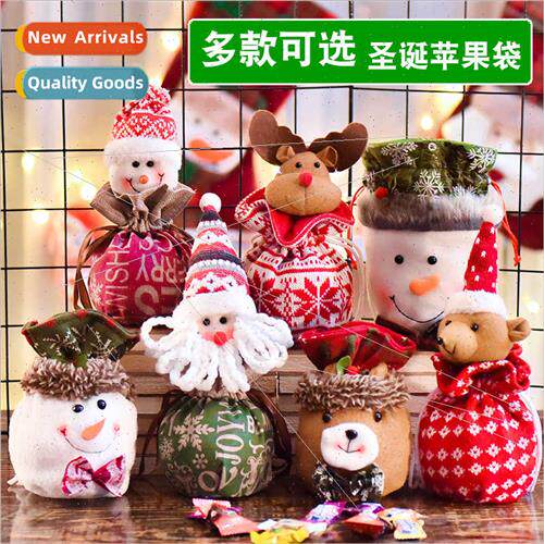 Christmas Eve Apple Wrapping Bags Christmas  Bags Candy  Bag