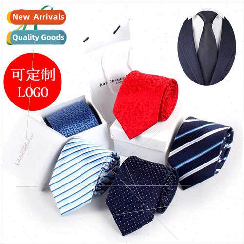 8.5cm mal professional interview tie men business tie black