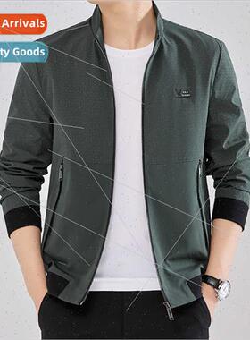 Jacket men spring fall 2023 new Korean  nd Slim stand-up col