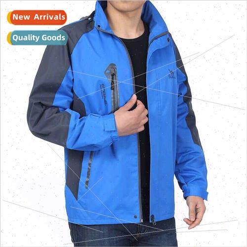 Men women spring fall thin single jacket fishing mountaineer