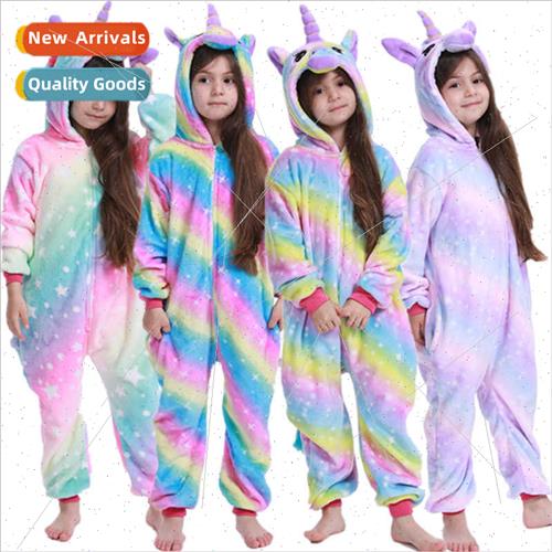 New facecloth unicorn animal cartoon onePCS pajamas fall win