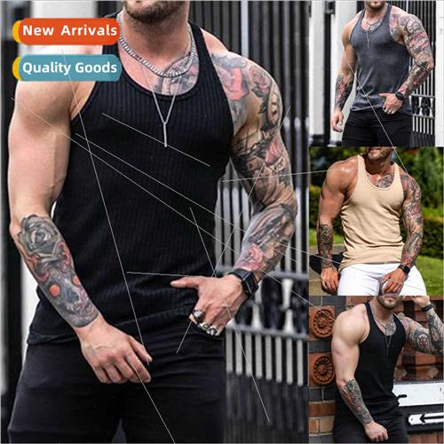 20233 American undershirt summer coarse thread tight trainin