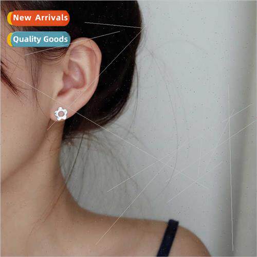Hyunya wind small flower earrings female simple cute small s