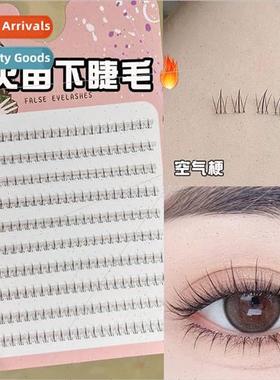 Large volume comic Barbie kten lower eyelashes 6 single clus
