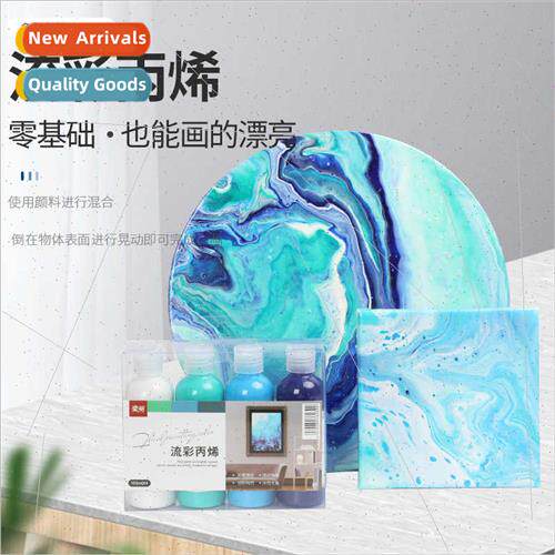 Fluid color acrylic paint paint acrylic diy large can whe fl