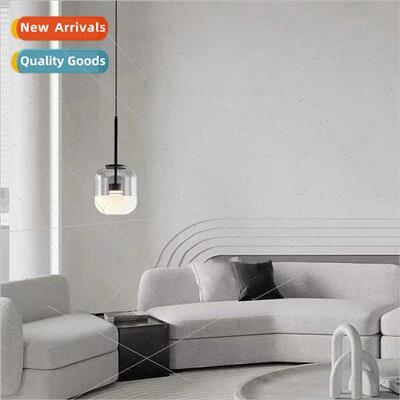 Scandinavian modern restaurant glass chandelier designer art