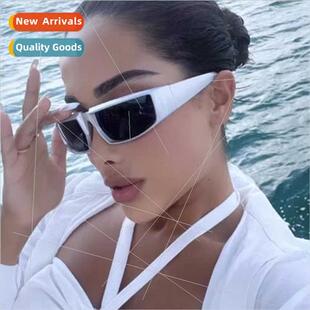 Y2K futuristic technology sense sunglasses cool punk party g