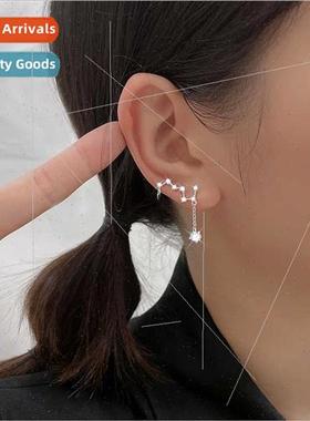 Dipper tassel earrings long female zirconia constellation ea