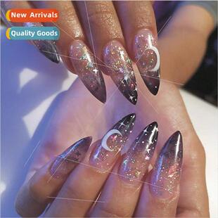 24pcs Fake Nails Halloween Long Style Full Cover False Nails