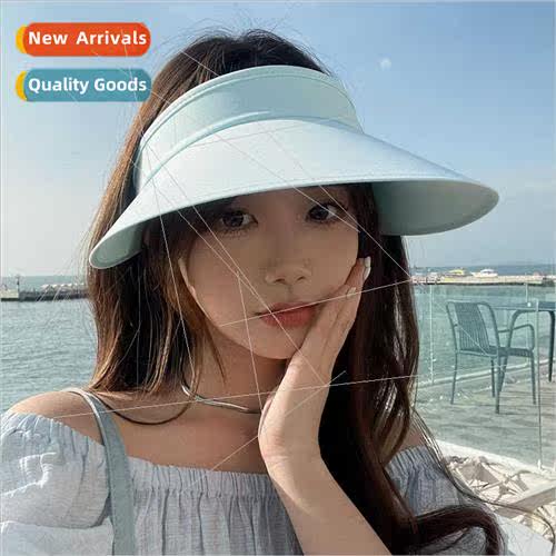 UV hat female summer anti-ultraviolet outdoor solid color ho