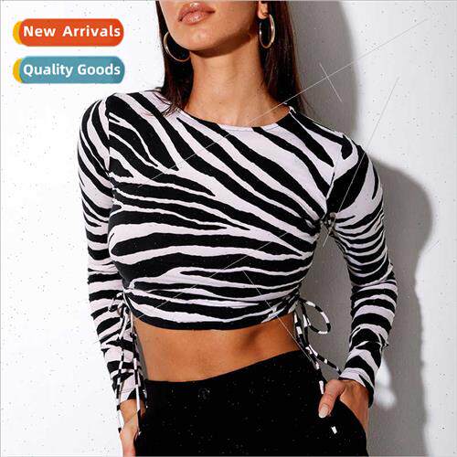 2021 Europe Uned States in fall winter new female zebra prin