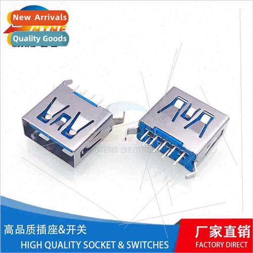 USB 3.0 AF180 Degree  de 9pin AF3.0 DIP Female 11.5MM Long B