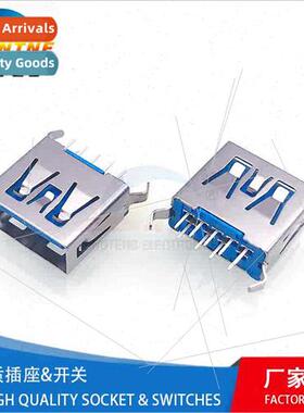 USB 3.0 AF180 Degree  de 9pin AF3.0 DIP Female 11.5MM Long B