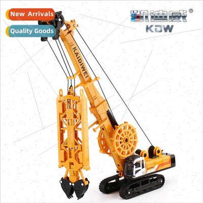 1:64 alloy slot machine piling machine model subway engineer