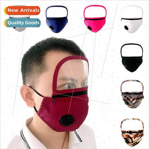 Zipper detachable adjustable protective masks sun protection
