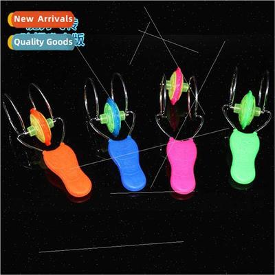 New small magic flying spinning gyro shine track gyro magic