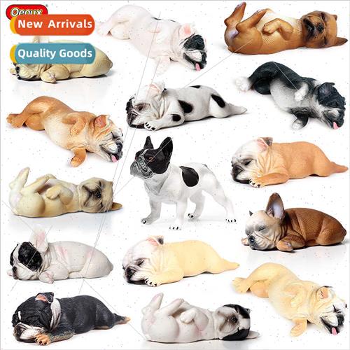 simulation animal toys bulldog Shiba Inu model kindergarten