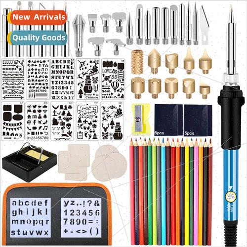 Adjustable ing pen set 82 pcs carving ing ironing tools colo