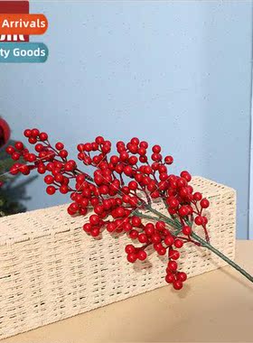 Christmas Tree Decorations Red Fru String Holly Fru Vase Dec