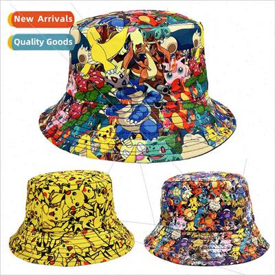 2023 Pokémon Pikachu Pokemon childrens fisherman hat outdoo