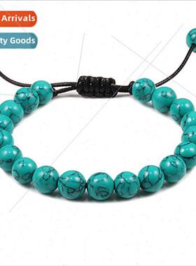 Couple Set Yoga Bracelet Blue Turquoise HRope Exercise Woven
