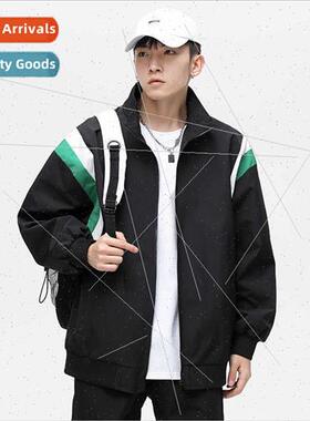 Spring Autumn Jacket Men new new Korean  tide workwear baseb