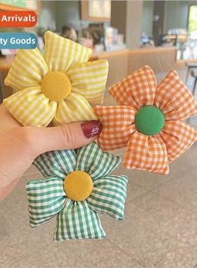 Children headbands flowers ltle girl tie ponytail pill hair