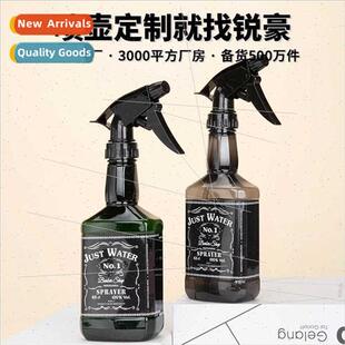 Manual press spray bottle barber  hair stylist hairdressing