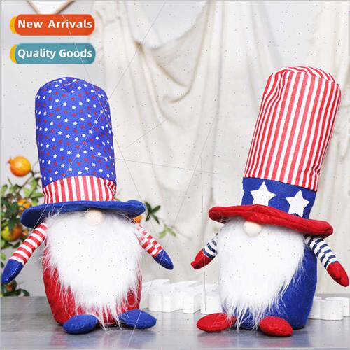 American Independence Day Decorations Flag Faceless Old Man