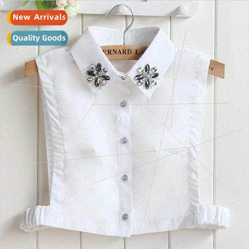 Fake collar shirt collar female Korean fall winter cotton po