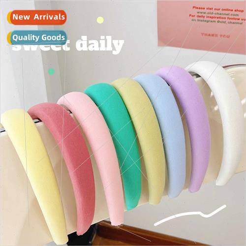 Korea Dongdaemun gentle cream color lovely candy color wide
