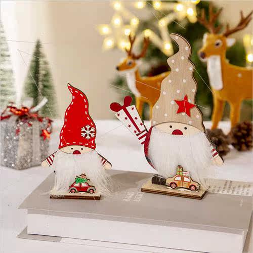 2022 New Christmas decorations wooden diy ornaments Christma