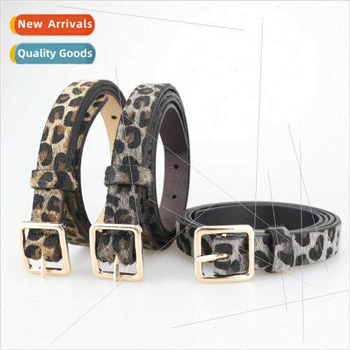Winter New Korea Fashion Leopard Flocking Horse Hair Decorat