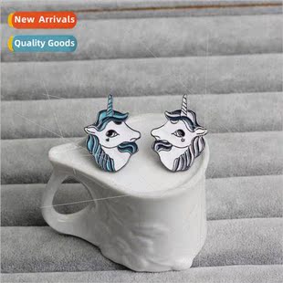 New Europe Uned States fashion cartoon cute unicorn exquise