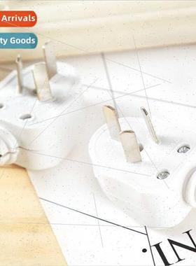 Triple Flat Plugs Three-pole Power Plugs Wiring Plugs Househ