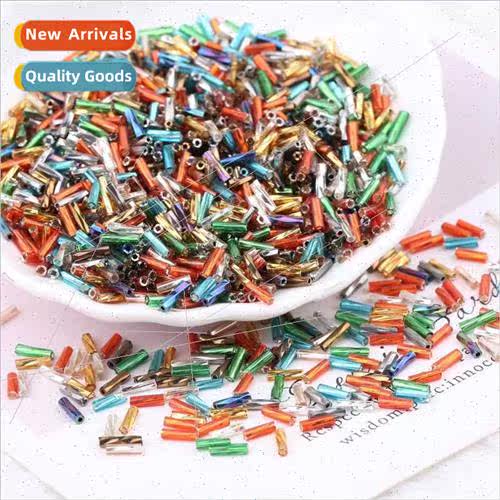 2*6mm spiral tube rice beads diy weaving bracelet necklace l