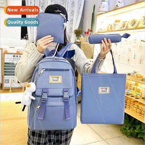Large-capacy schoolbag backpack cute teenage girls five or s