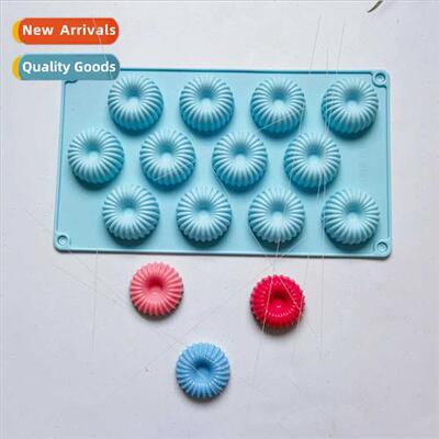 licone 12 lace donuts Chocolate DIY cake Ice cookie pastry H