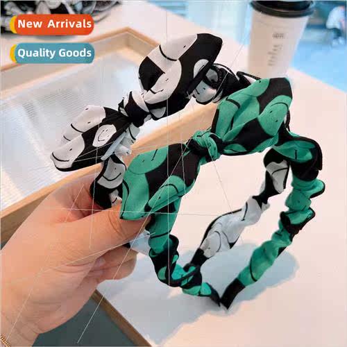 retro full cute girl bow hairpin headband jewelry