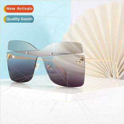 17255 color cut edge large frame glasses 2019 new fashion su