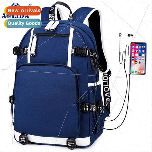 Thermal transfer large-capacy computer bag leisure shoulder