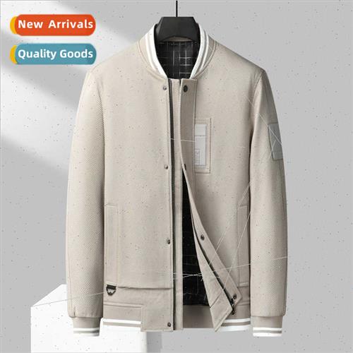 Dad jacket middle-aged spring fall tops middle-aged men jack
