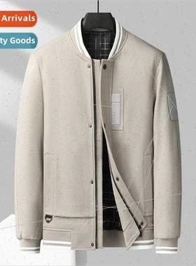 Dad jacket middle-aged spring fall tops middle-aged men jack