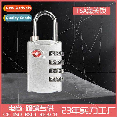 4-dig zinc alloy s combination lock travel clearance combina