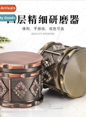 New Zinc Alloy Cigarette Sharpener 4 Layers Column Bucket Oc