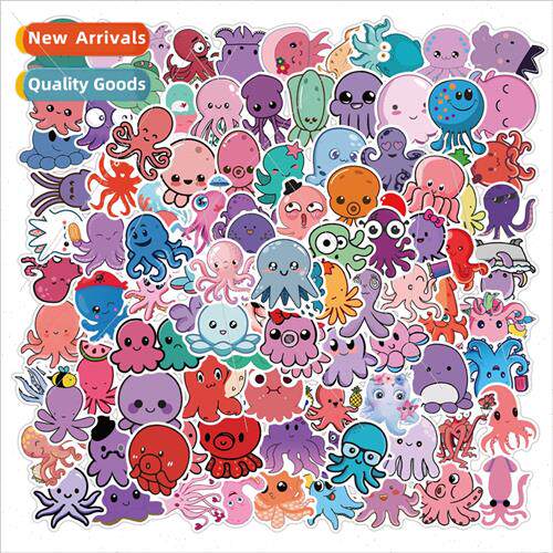 100 cartoon animals octopus graffi stickers personalized dec
