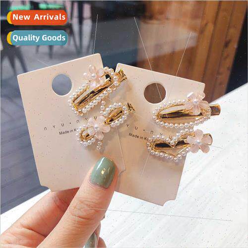 2020 new Korean bow hair clips hair accessories female imati