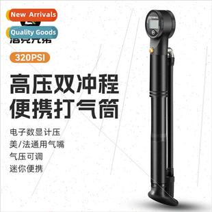 Bicycle pump high pressure portable mini mountain road bike