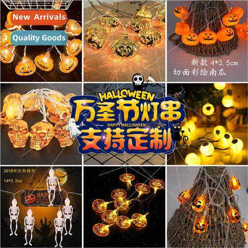 2023 Halloween ghts String Spider Skeleton ghts Wch Spooky H