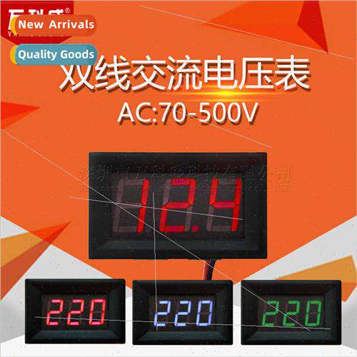 LED digal display 2-wire AC voltage meter head 2-wire digal